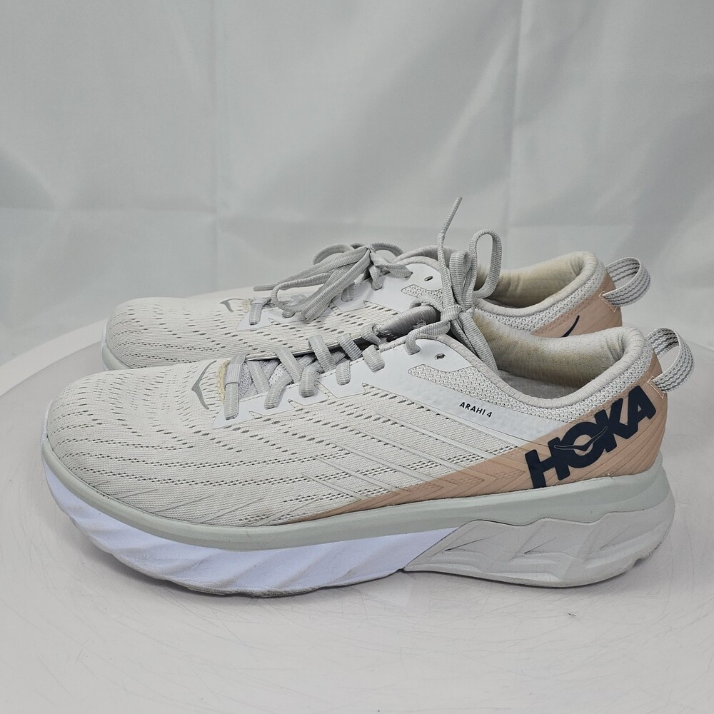 Hoka One One Arahi 4 Woman 10 Running Shoes Nimbus Cloud/Lunar Rock Sneakers